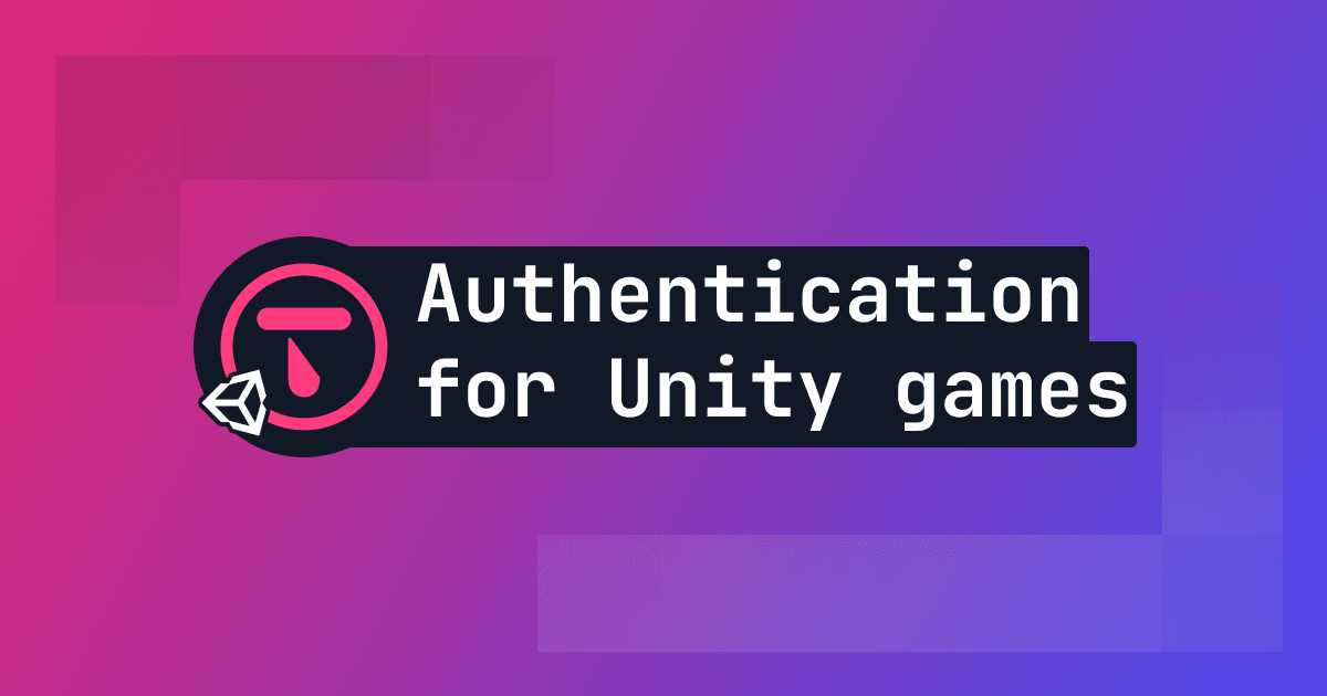 Now live: Talo Authentication for Unity games