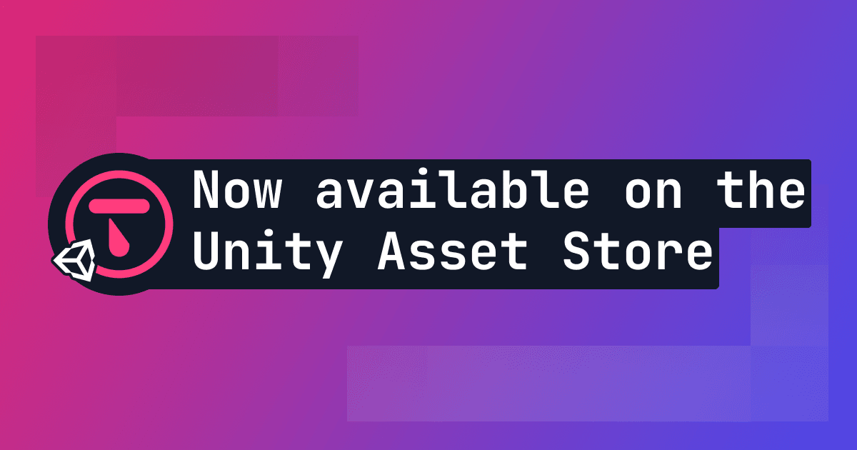 Talo is now available on the Unity Asset Store