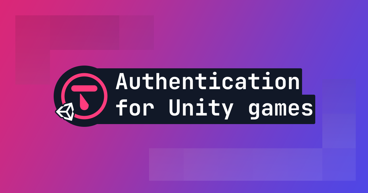 Now live: Talo Authentication for Unity games