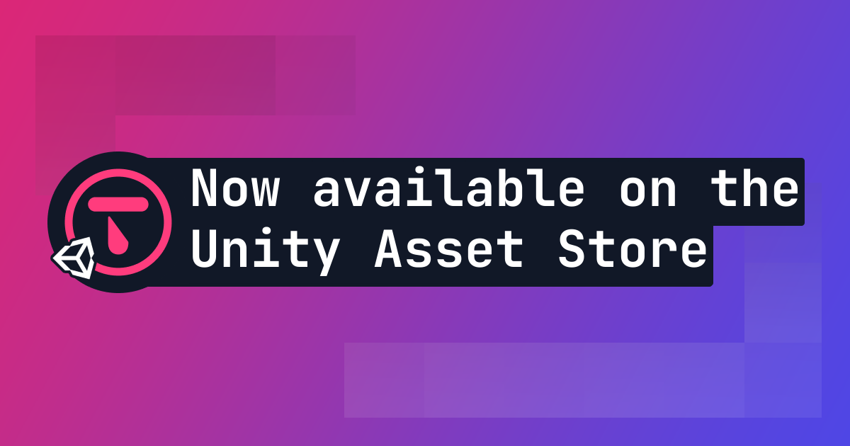 Talo is now available on the Unity Asset Store